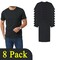 Gildan Men's Softstyle T-Shirt, Perfect for DIY Crafts Black Cotton Multi-Pack Tee